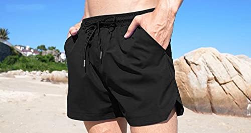 Men's Quick-Dry Swim Trunks with Pockets