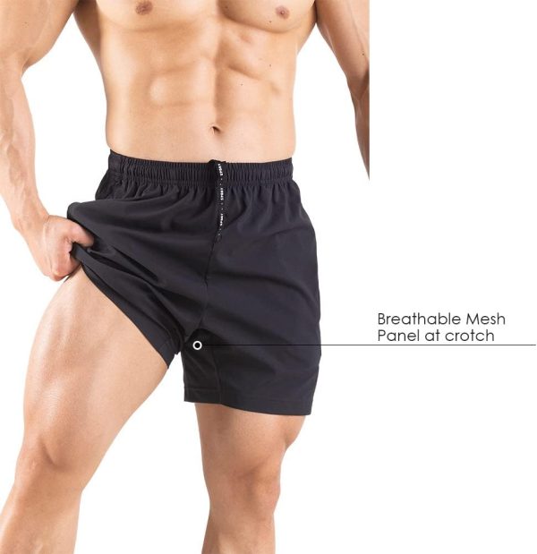 51Xi7TfYkhL._AC_SL1001_ Men's 5" Quick-Dry Running Shorts 2-Pack