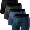 Men's Cotton Boxer Briefs 4-Pack