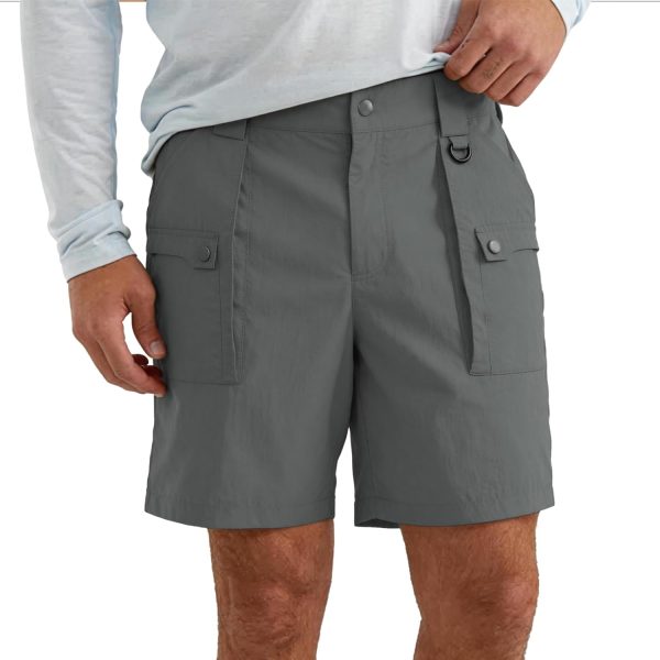 Men's Quick-Dry Fishing Cargo Shorts 7"