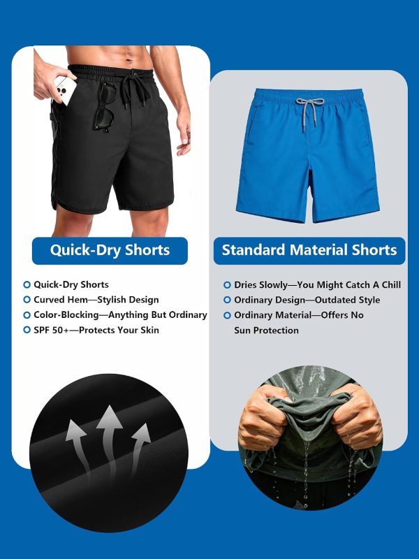 Men's Quick Dry Athletic Shorts with Lining