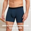 Men's Cotton Boxer Briefs 4-Pack