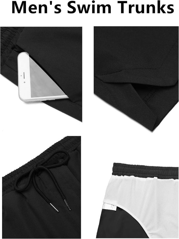 Men's Quick-Dry Swim Trunks with Pockets
