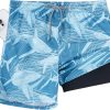 71g99IldtmL._AC_SL1500_ Men's 2-in-1 5" Swim Trunks Quick Dry
