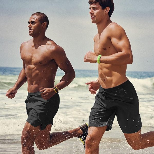 Men's Quick-Dry Swim Trunks with Pockets