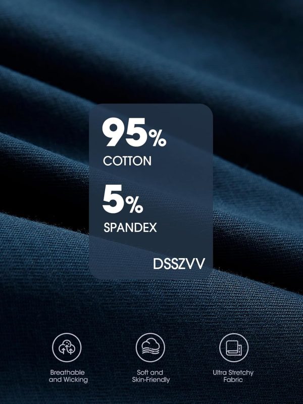 Men's Cotton Boxer Briefs 4-Pack
