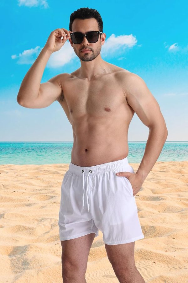 Men's 5" Quick-Dry Swim Trunks with Mesh