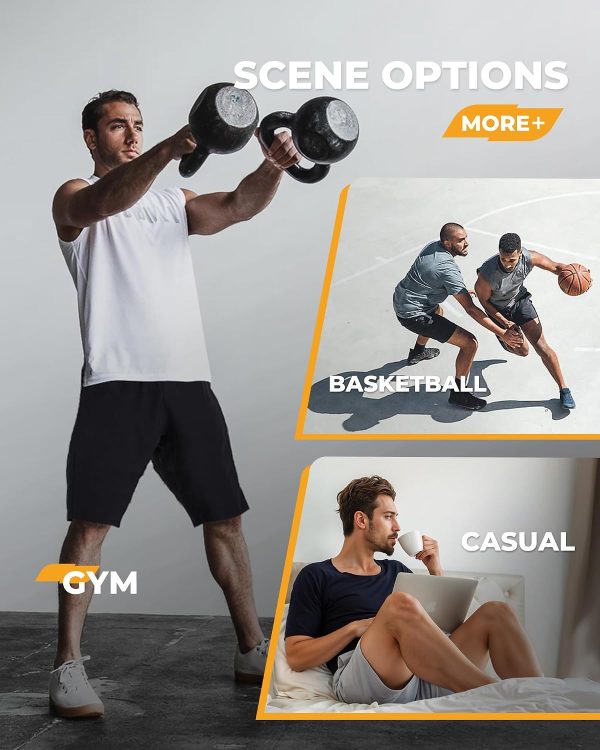 71roksYokmL._AC_SL1500_ Men’s 2-Pack Quick-Dry Gym Shorts with Pockets