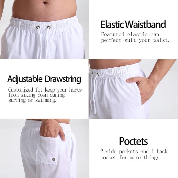 Men's 5" Quick-Dry Swim Trunks with Mesh