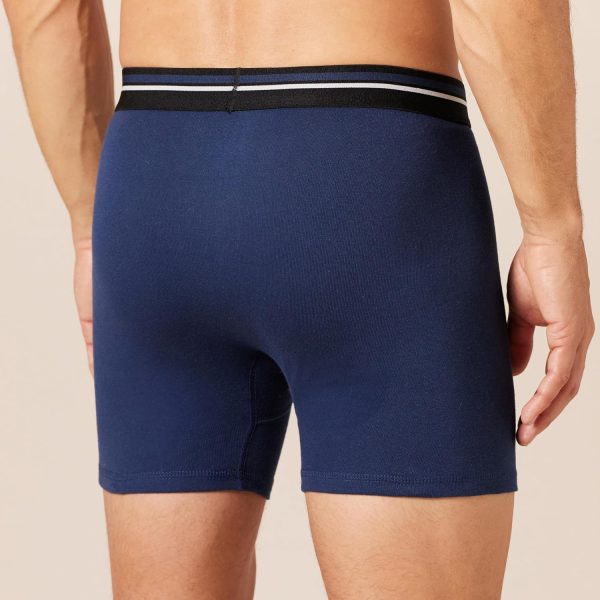 812uw8f7IL._AC_SL1500_ Men's Breathable Cotton Boxer Briefs, 5-Pack