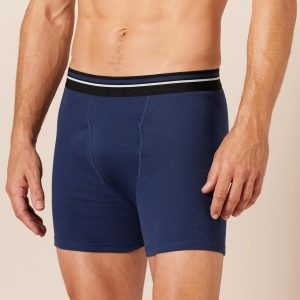 Men's Breathable Cotton Boxer Briefs, 5-Pack