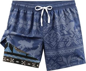 81HmlBgeqvL._AC_SL1500_ Men's Quick Dry 2-in-1 Swim Trunks