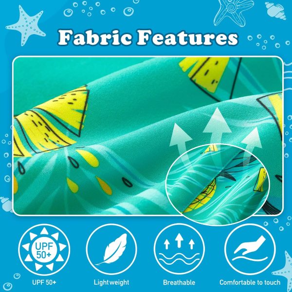 Boys 2-in-1 Swim Trunks with Liner