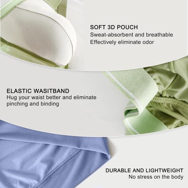Men's Silky Bikini Thongs Multipack