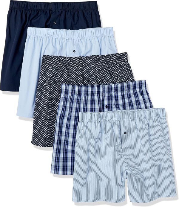 Men's Woven Cotton Boxer Underwear
