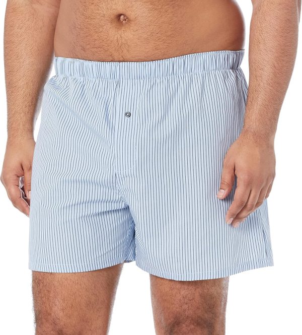 Men's Woven Cotton Boxer Underwear