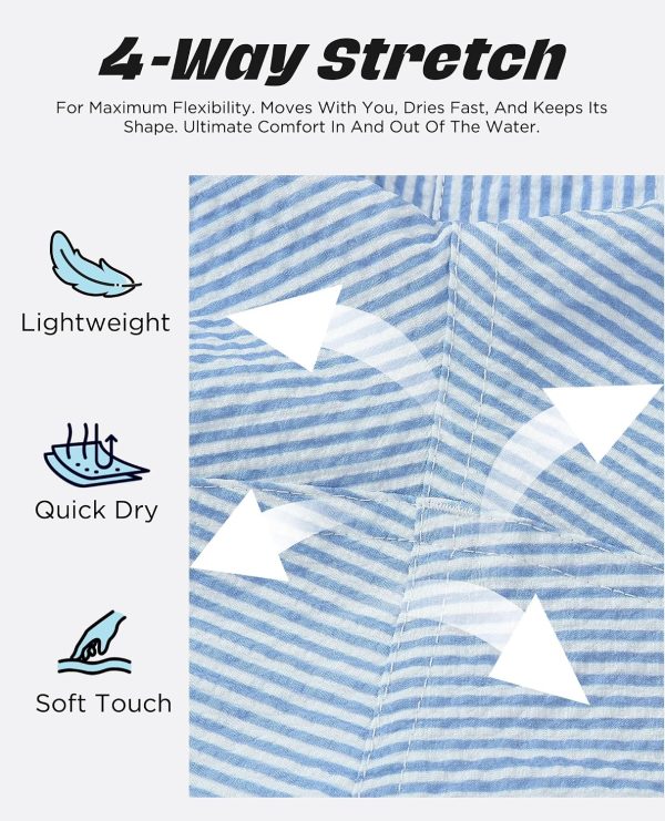 Men's Quick-Dry Swim Trunks with Pockets