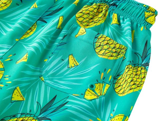 Boys 2-in-1 Swim Trunks with Liner